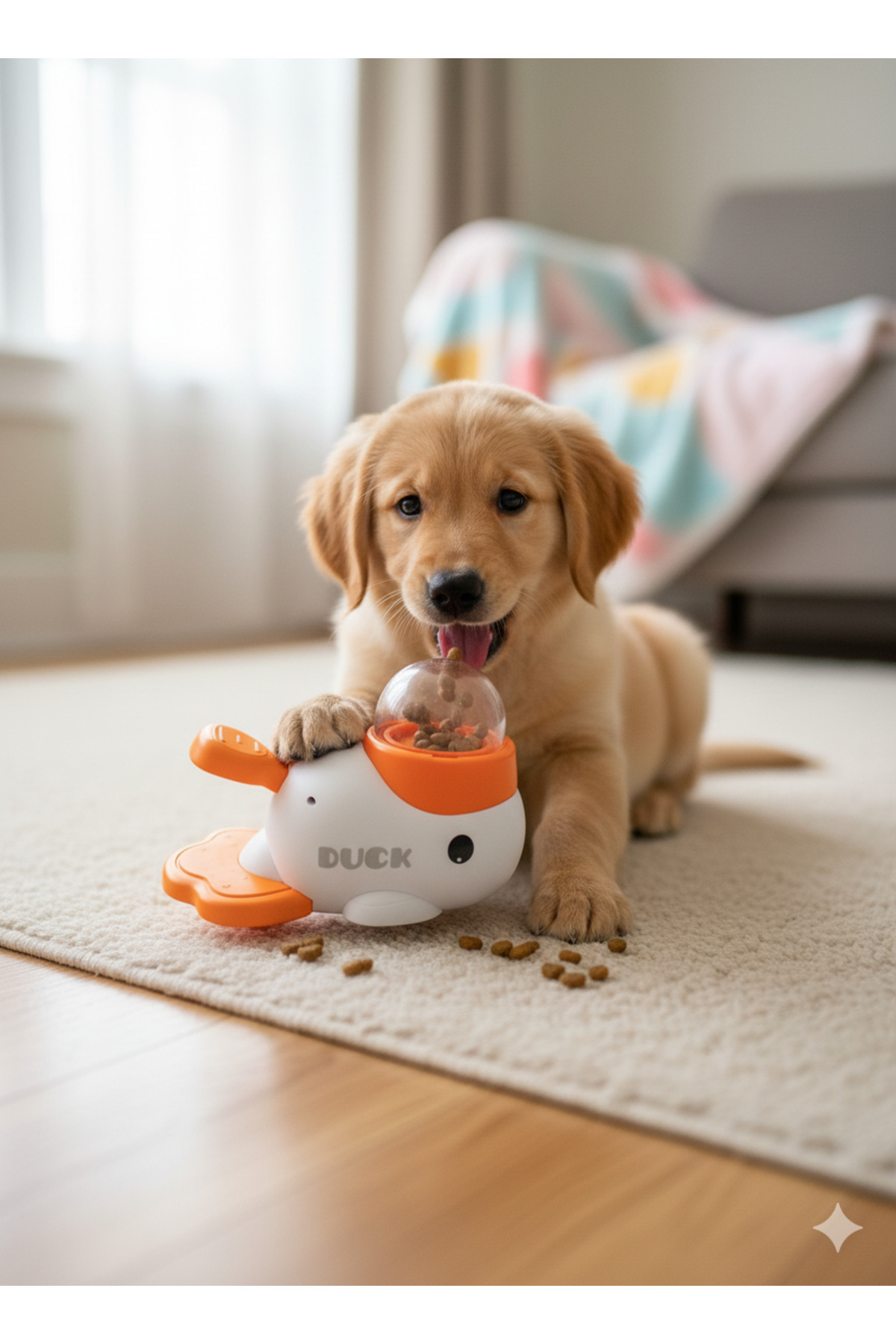 Silvanature Köpekler İçin Akıllı Etkileşimli Ödül Mama Dağıtıcı Oyuncak - Basmalı Eğitimli Eğlence Oyunu