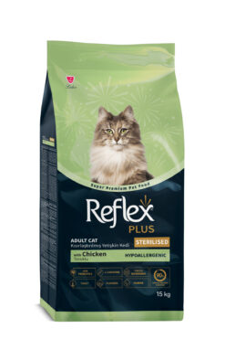 Reflex Plus Sterilize Hipoalerjenik Tavuklu Kısırlaştırılmış Yetişkin Kedi Maması 15 KG