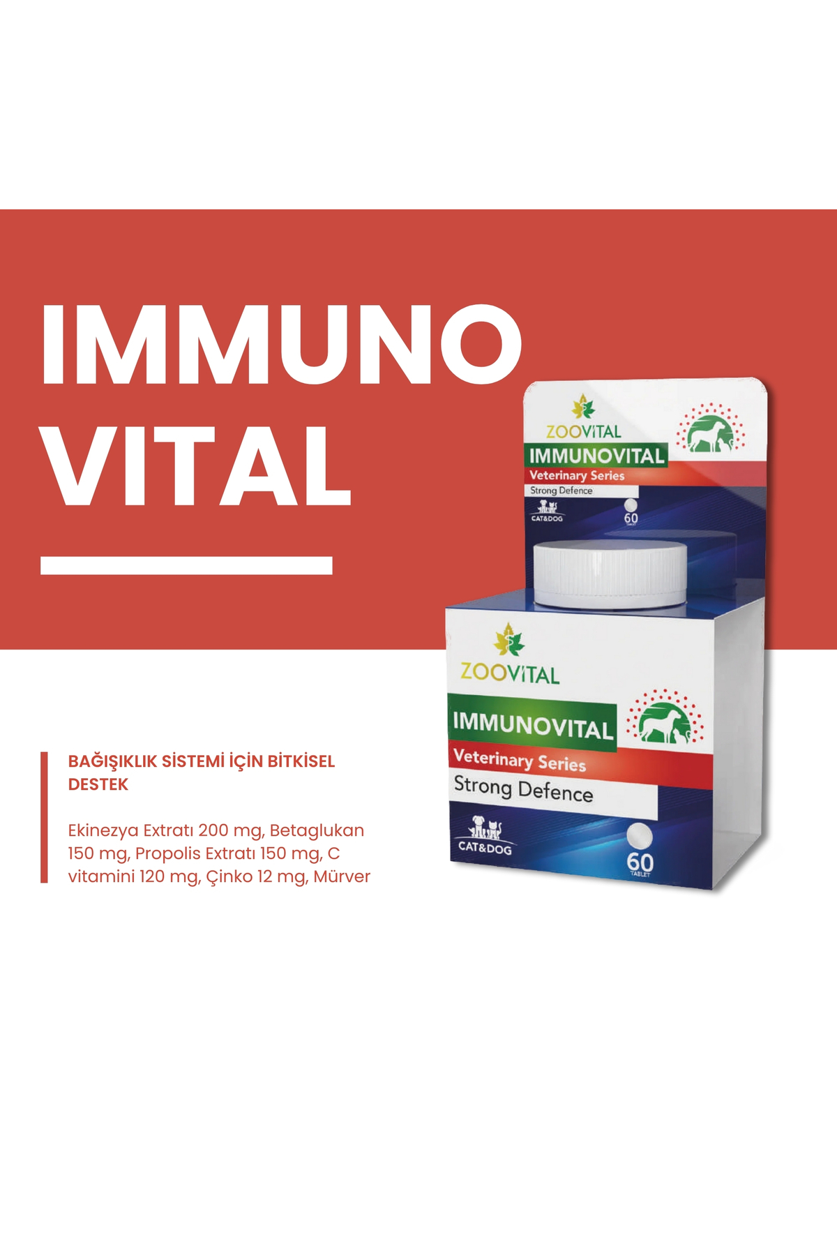 Zoovital Immunovital 60 Delıcıous Tablet - Görsel 2