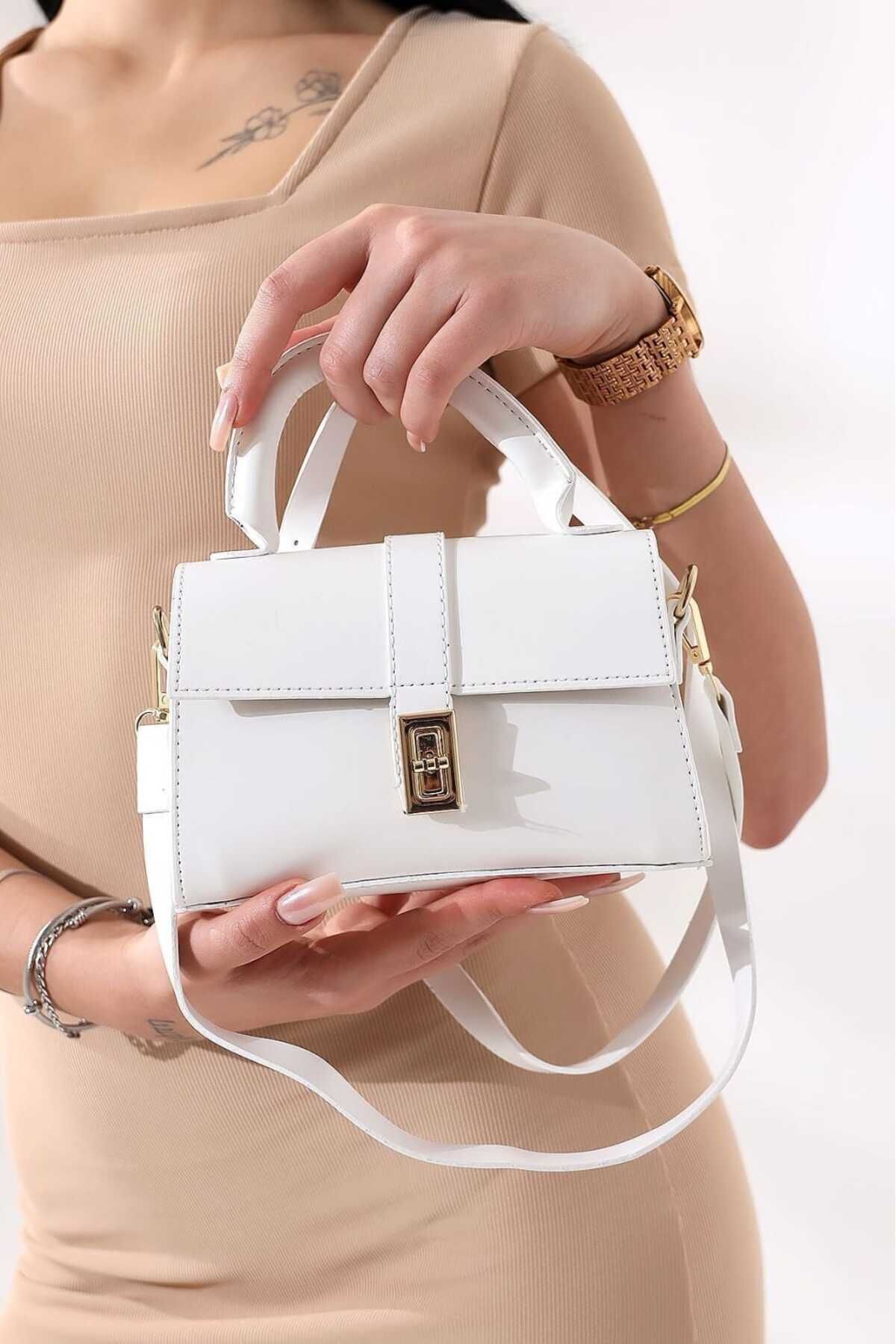 bag&more Kadın Vizon Omuz Çantası El Çantası Yavrulu Çanta