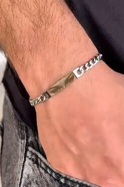 Takı Dükkanı Kişiye Özel Göz Resim Baskılı Paslanmaz Çelik Bileklik Sevgiliye Hediye scb83