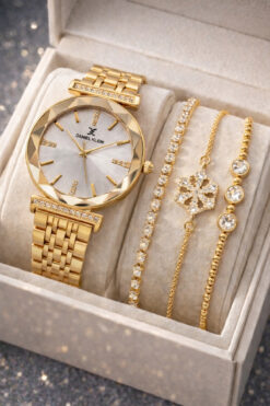 Daniel Klein Sarı Gümüş- Su Geçirmez- 2 Yıl Garantili - Orijinal-kadın Kol Saati - Bileklik Hediyeli