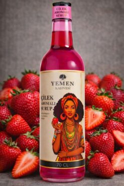 YEMEN Kahvesi Çilek Aromalı Şurup 70cl