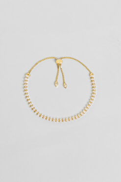 So CHIC... Modern Tasarım 18 Ayar Sarı Altın Kaplama Ayarlanabilir Gümüş Su Yolu Bileklik