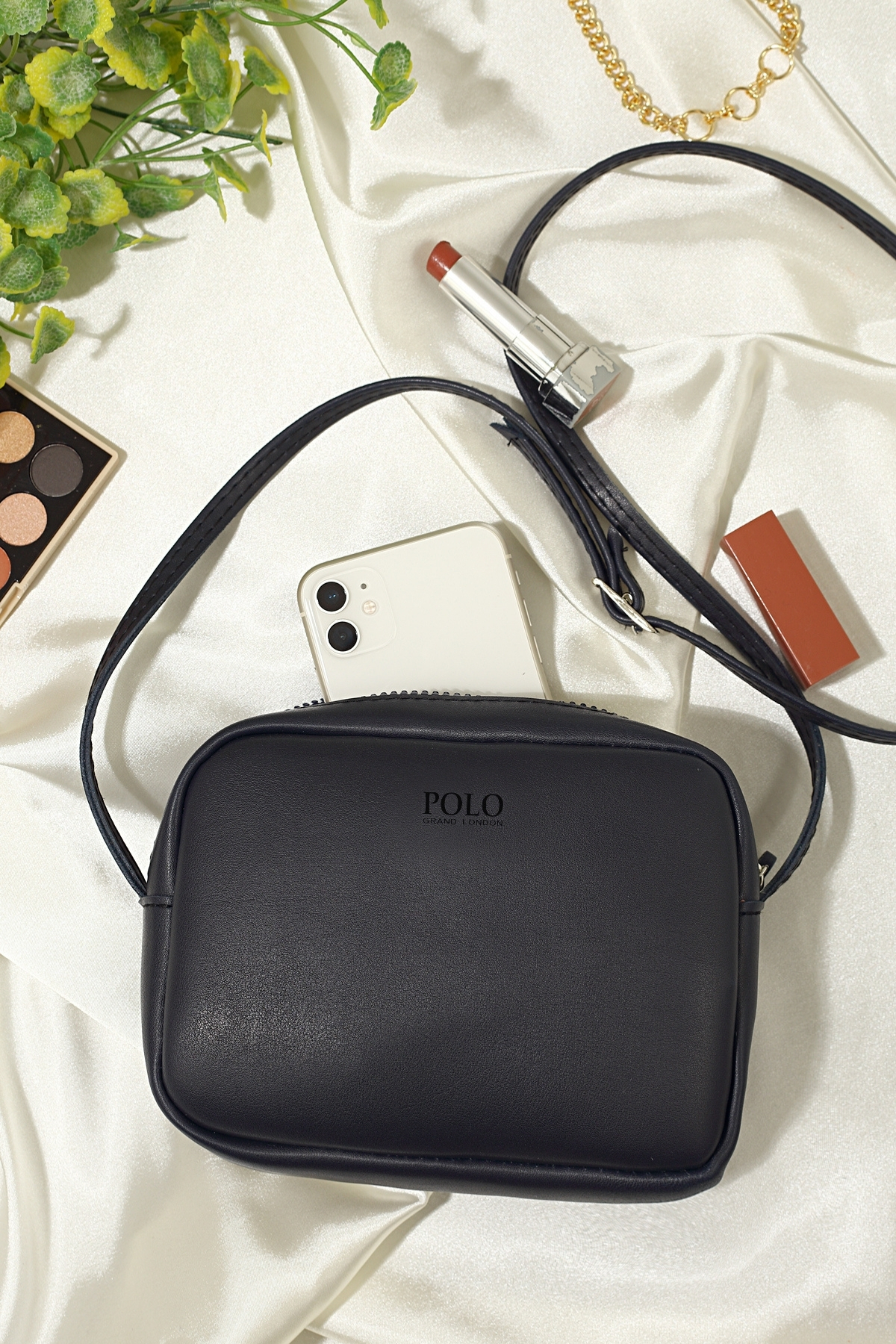 SOHO Orijinal Kadın Mini Urban Modeli Çapraz Ayarlanabilir Askılı Fermuarlı Küçük Boy El Kol Omuz Çantası - Görsel 3