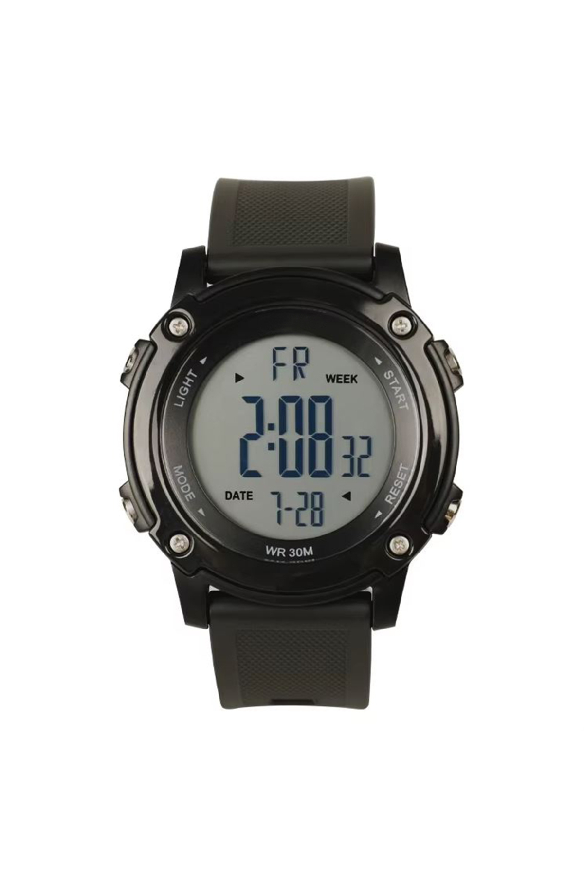 SPECTRUM PREMİUM Spectrum Premium Silikon Kordon Su Geçirmez Genç-Yetişkin Dijital Kol Saati 8111G