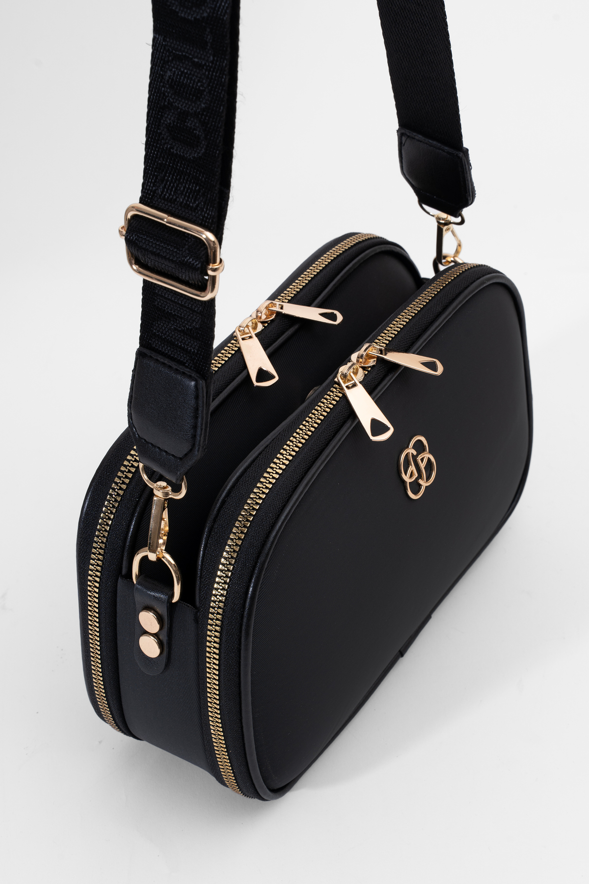 MUJGAN Kadın Buzy Saten Deri 3 Bölmeli Ayarlanabilir Askılı Kaliteli Siyah El Ve Omuz Çantası - Görsel 2