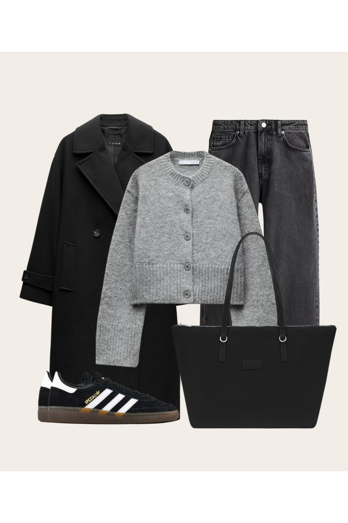 Housebags Kadın Siyah Shopper Çanta 217 - Görsel 2