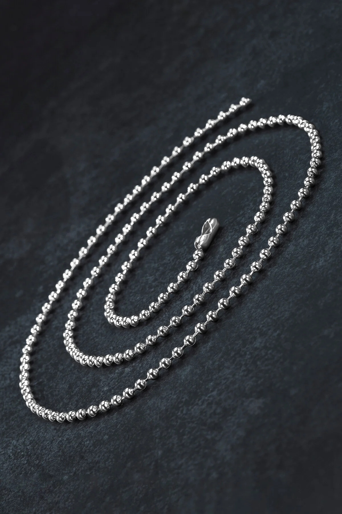 Takı Dükkanı Unisex Model Erkek Kadın Top Zincir Kolye ( Bijuteri ) bbk57