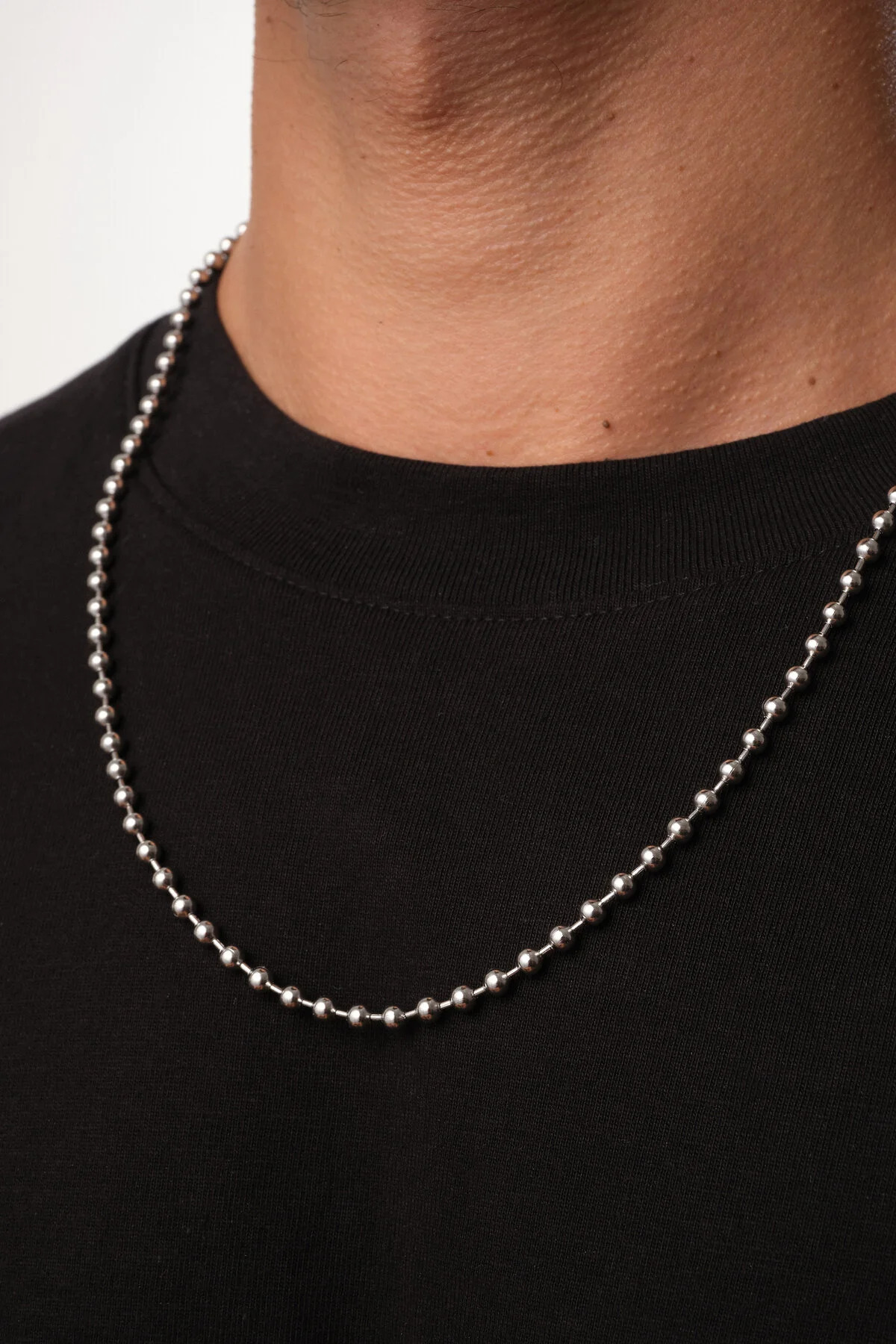 Takı Dükkanı Unisex Model Erkek Kadın Top Zincir Kolye ( Bijuteri ) bbk57 - Görsel 3