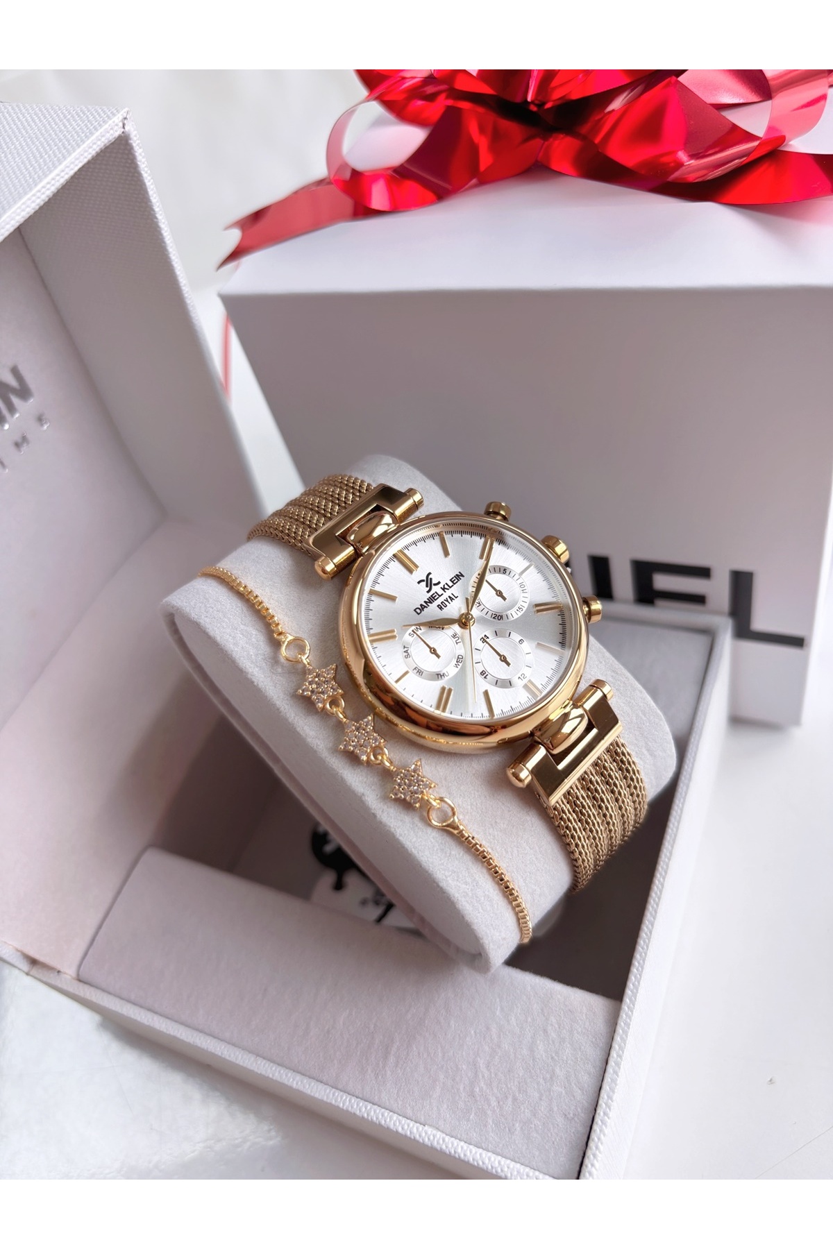 Daniel Klein Marka Su Geçirmez Bayan Kol Saati Bileklik - Görsel 3