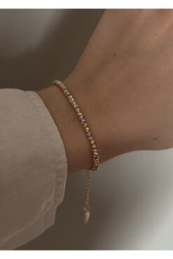 KİLİGİSTANBUL Ince Dorika Bileklik 17 Cm