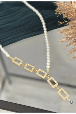 takinintonlari İncili 5’li Gram Altınlık Y Kolye