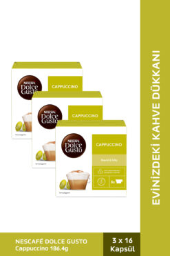 Nescafe Dolce Gusto Cappuccino Kapsül Kahve 16 Adet X 3 Kutu