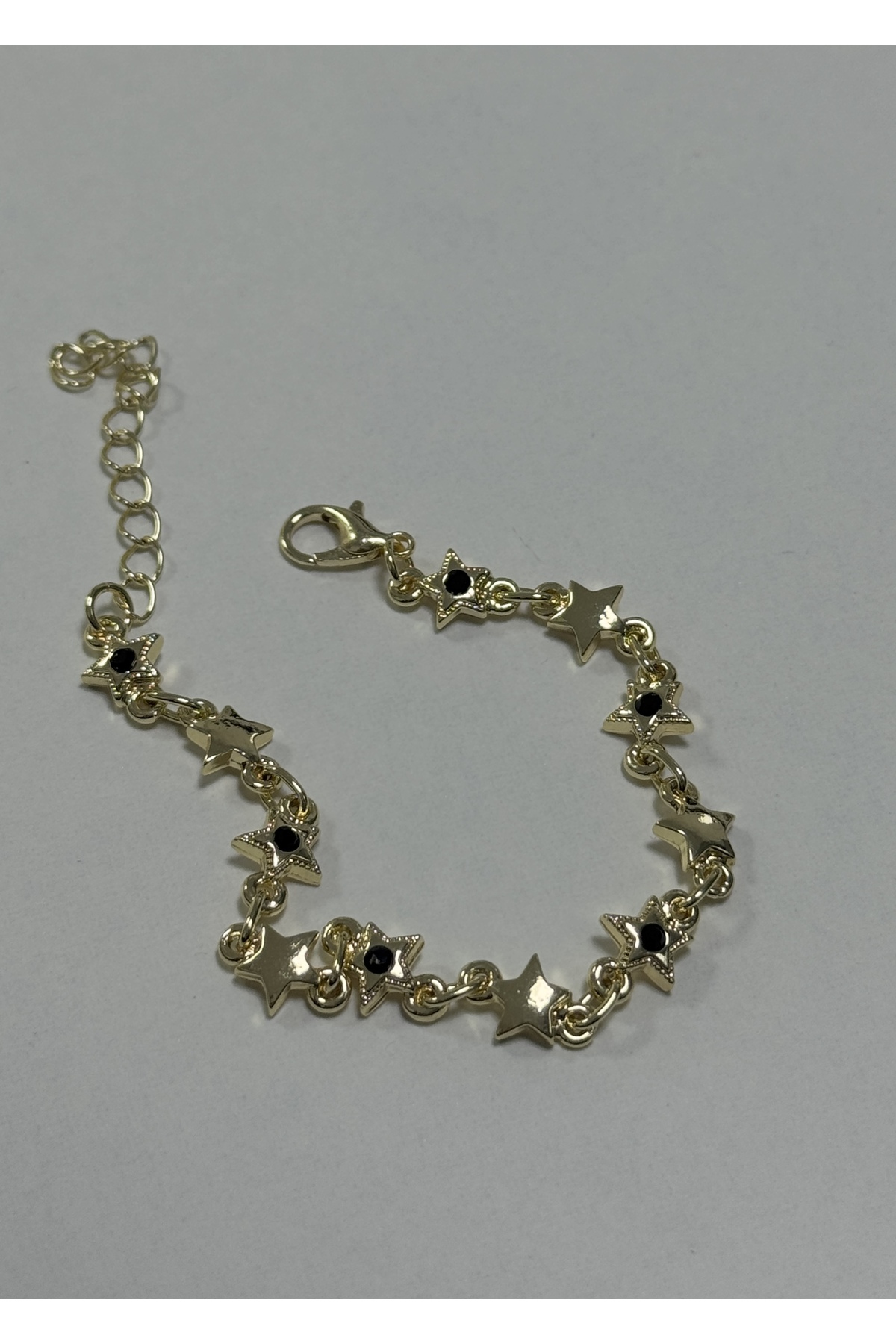 KİLİGİSTANBUL SIRALI YILDIZLAR BİLEKLİK 14+5 CM - Görsel 3