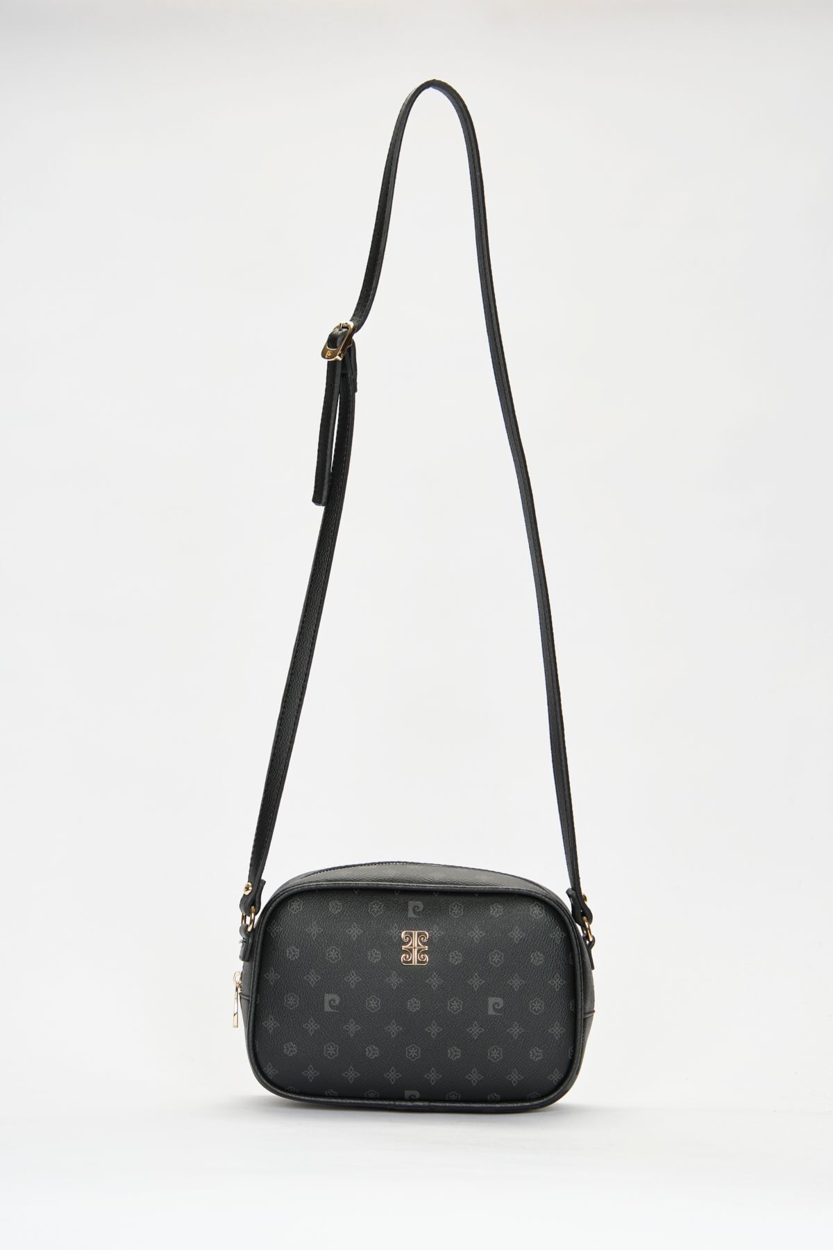 Pierre Cardin Siyah Monogram Kadın Omuz Çantası 05PO22Y1538 - Görsel 2