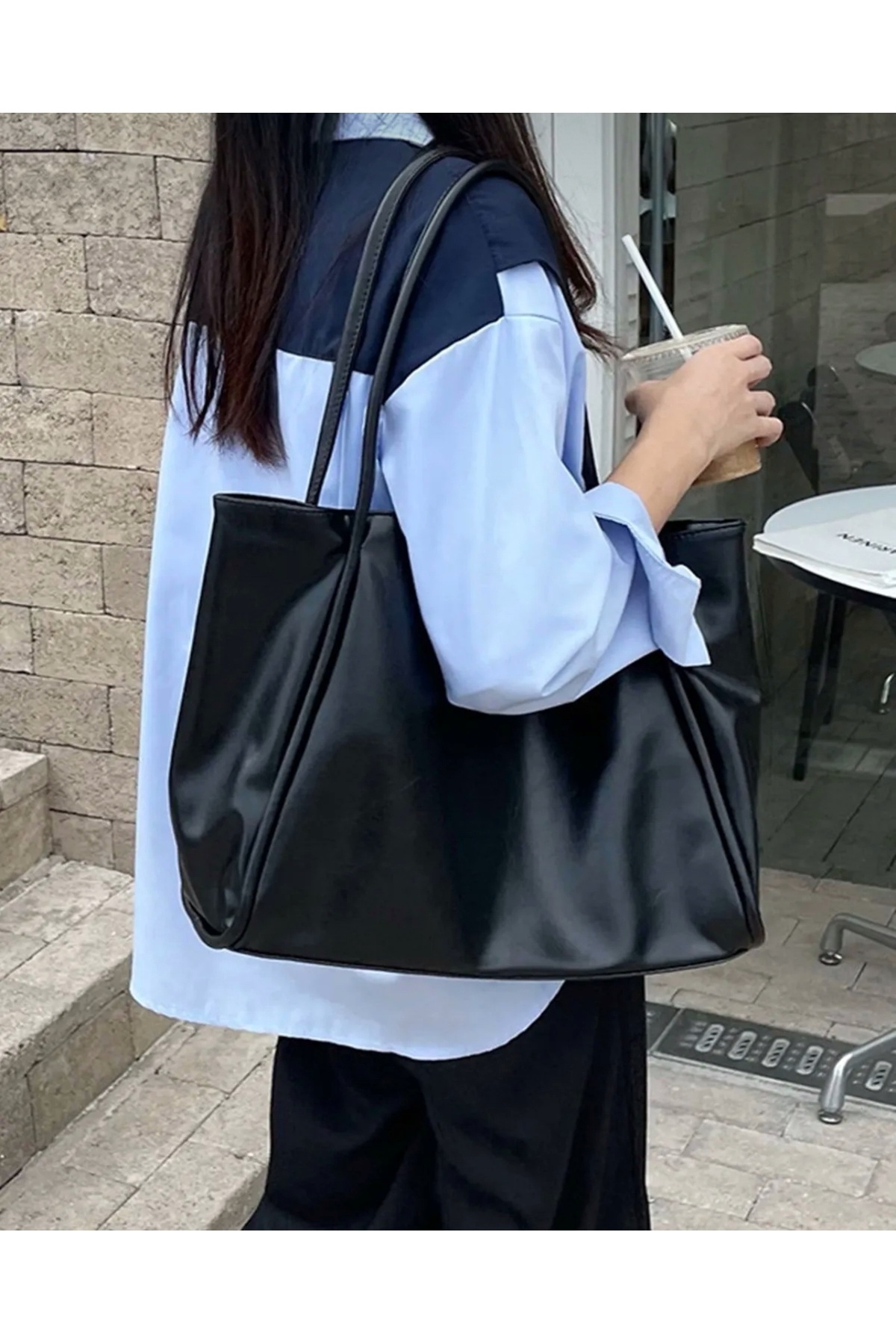 MYSTOBAG PANTRE MODEL FERMUARLI KADIN OMUZ VE KOL ÇANTASI - Görsel 3