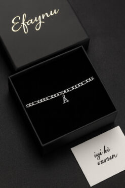 EFAYNU Kişiye Özel Harfli Bileklilk | 1 Adet Harfli Bileklik | Sevgili, Eş, Dost, Hediye Bileklik