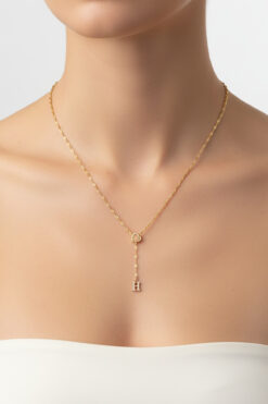 Atolyezone H Harfi 316l Paslanmaz Çelik Kolye Kalpli Dekolte Yeni Sezon Kişiye Özel Kolye Hediye Kutulu