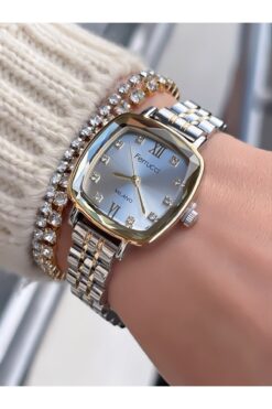 Ferrucci ÇELİK KORDON KESME CAM KADIN KOL SAATİ 3 ATM SU GEÇİRMEZ 2 YIL GARANTİLİ