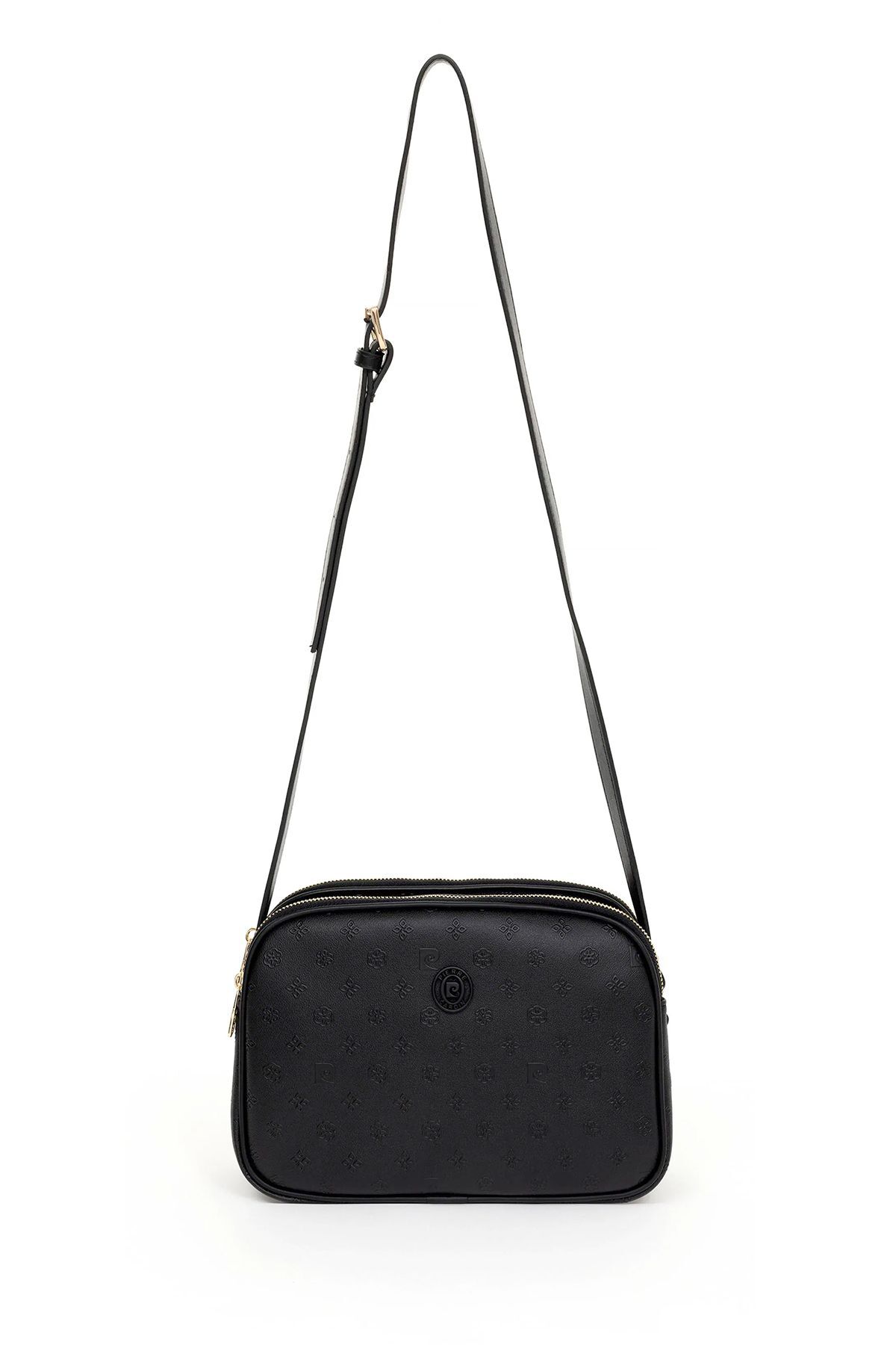 Pierre Cardin Print Yeni Siyah Kadın Omuz Çantası 05PO22Y1536 - Görsel 2