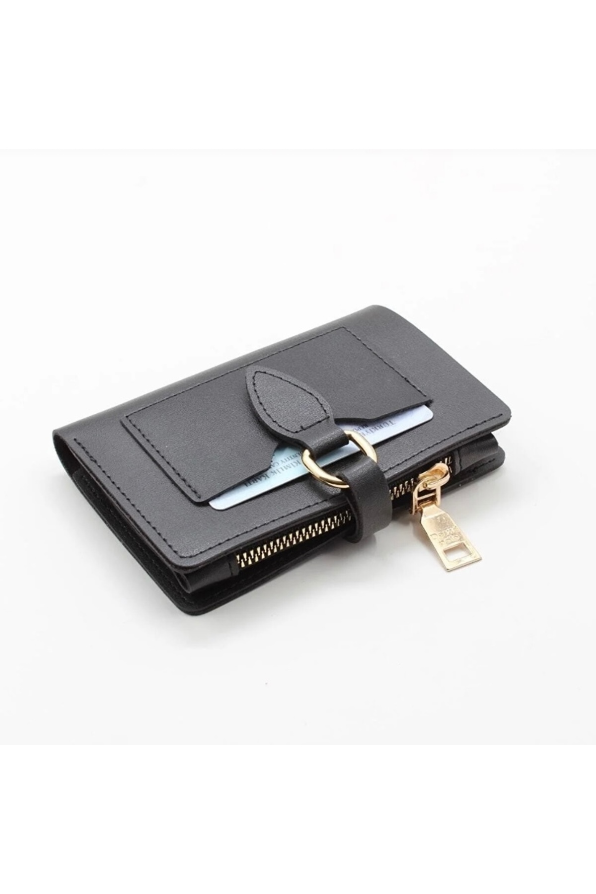 Givenza Kadın Siyah Çapraz Çanta & Cüzdan & Kolye 3'lü Kombin Seti – Şık Hediye Kutulu - Görsel 3