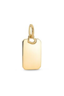 Pandora Yazı Yazılabilir Dikdörtgen Kolye Ucu