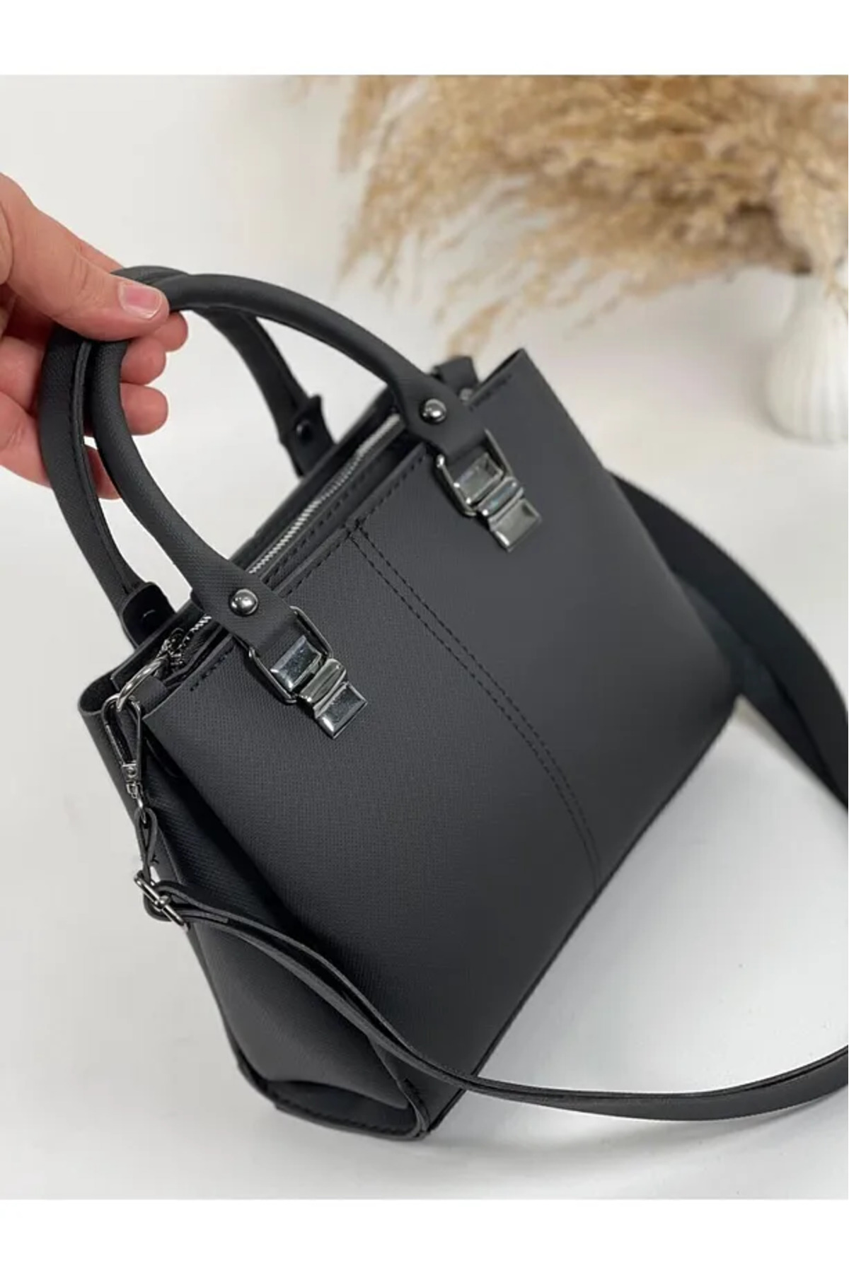 Rivina Kadın 3 Bölmeli Kadın Omuz & El Çantası - Görsel 2