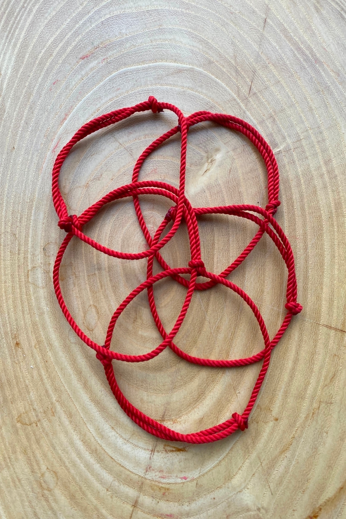 Shepidi 10'lu kırmızı şans ip bileklik - Görsel 2