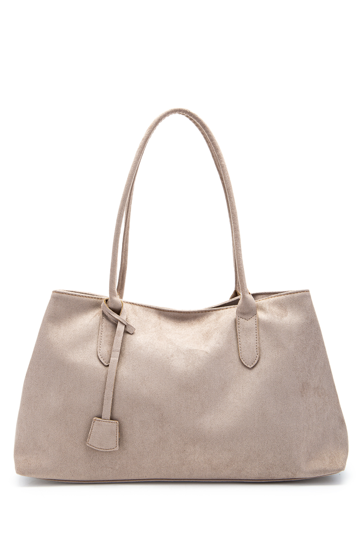 minebag Süet Mıknatıs Kapama Diaz Kol Çanta Bej