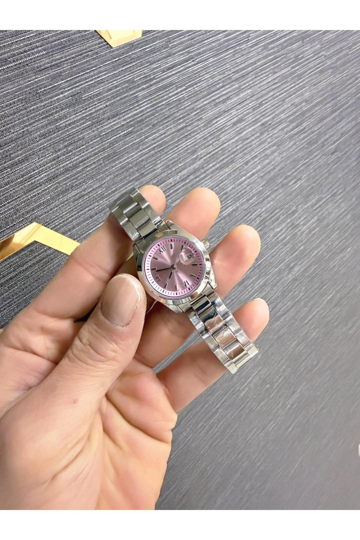 LOOQ Roma Rakamlı Takvimli Minimal Kadın Kol Saati - Görsel 2