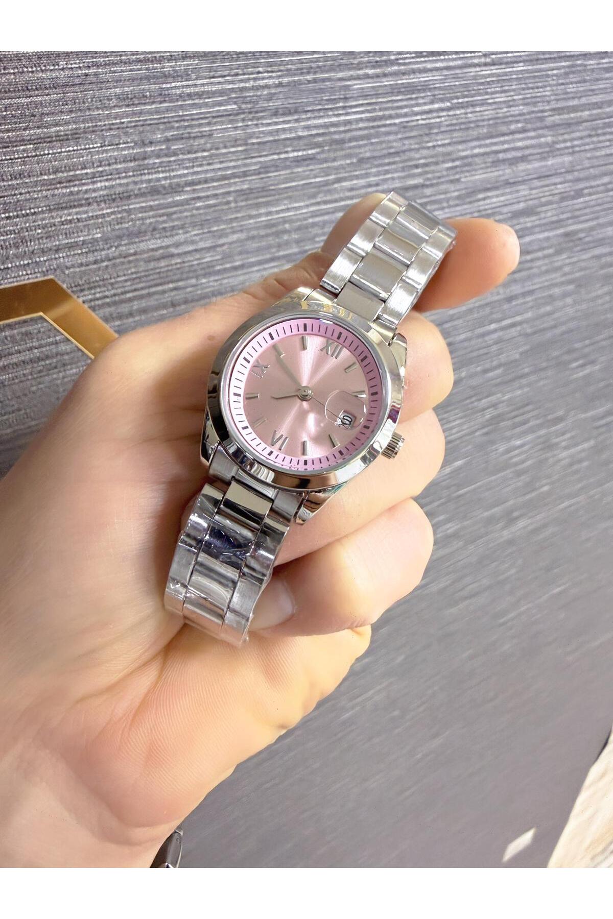 LOOQ Roma Rakamlı Takvimli Minimal Kadın Kol Saati - Görsel 3