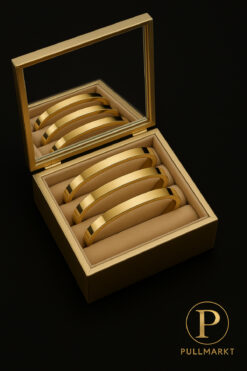 pullmarkt 3’ Lü - Ajda Bileklik - Çelik Düz Ajda Bilezik , Bileyzik 6.5 Mm 22cm