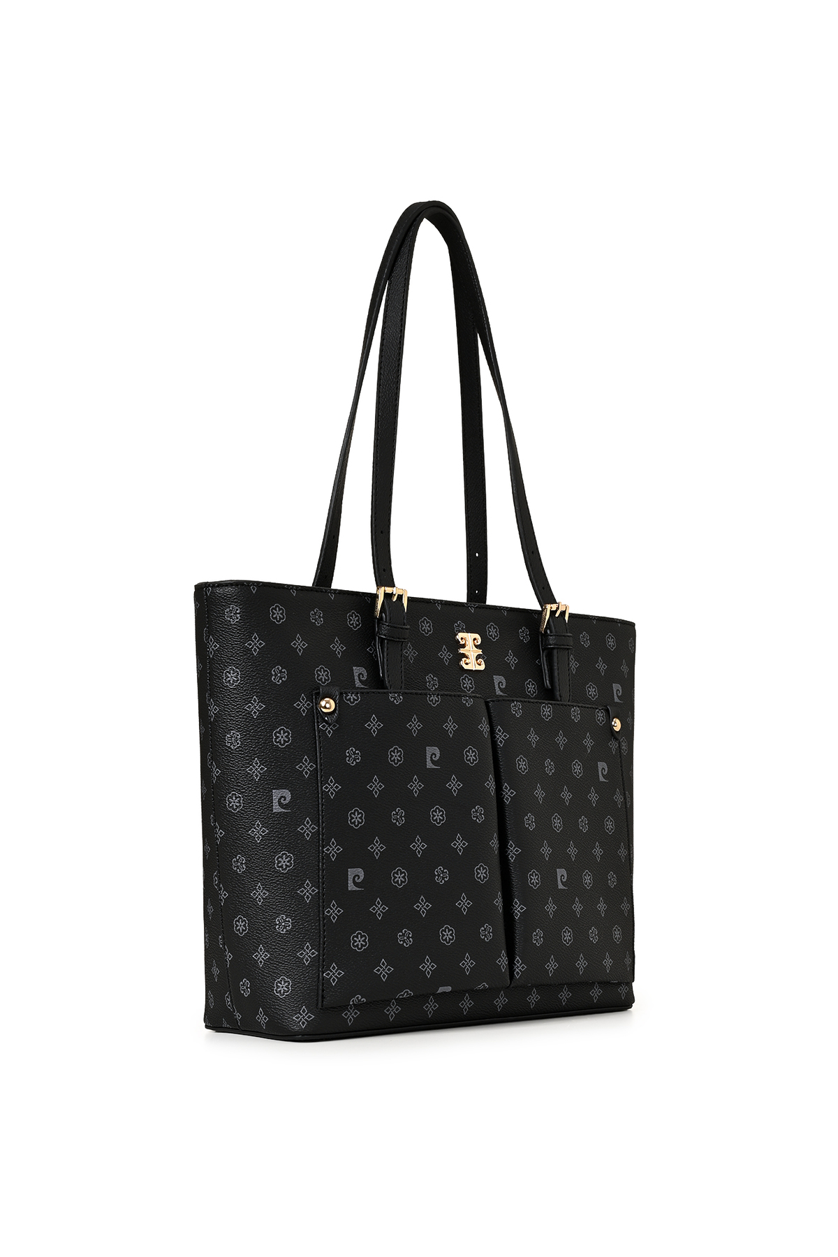 Pierre Cardin Siyah Monogram Kadın Omuz Cantası 05PO25K2525 - Görsel 2