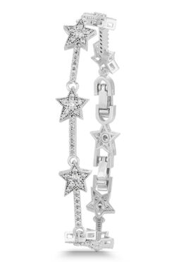 Forentina Gümüş Rengi Yıldız Bileklik PS4183