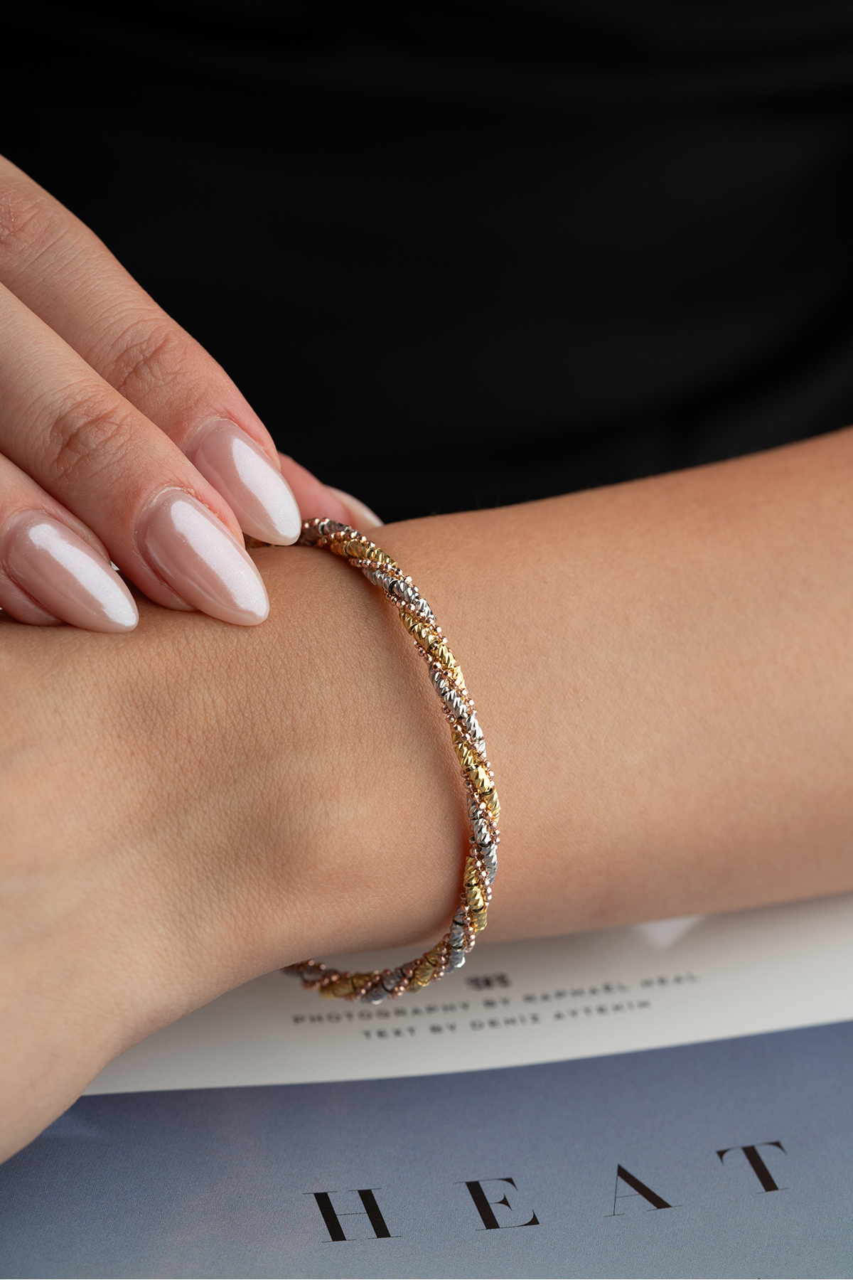 Silvano Jewelry 925 Ayar Gümüş Dorika Model Renkli Kelepçe - Görsel 2