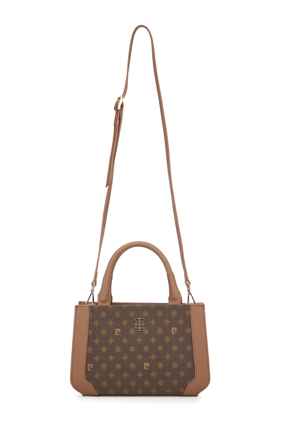 Pierre Cardin Kahve Monogram Kadın Omuz Çantası 05PO25Y2067 - Görsel 3