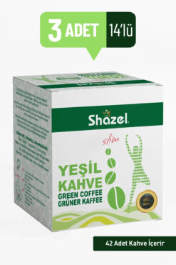 Shazel Slim Detoks Yeşil Kahve 14'lü/ 3 Kutu