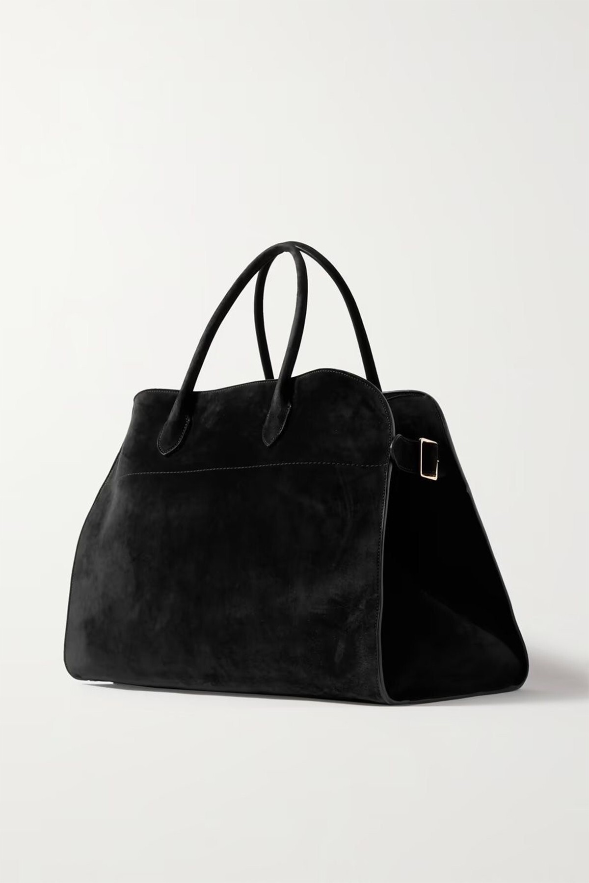 BAHELS Kadın Viral Siyah Büyük Boy Süet Çanta