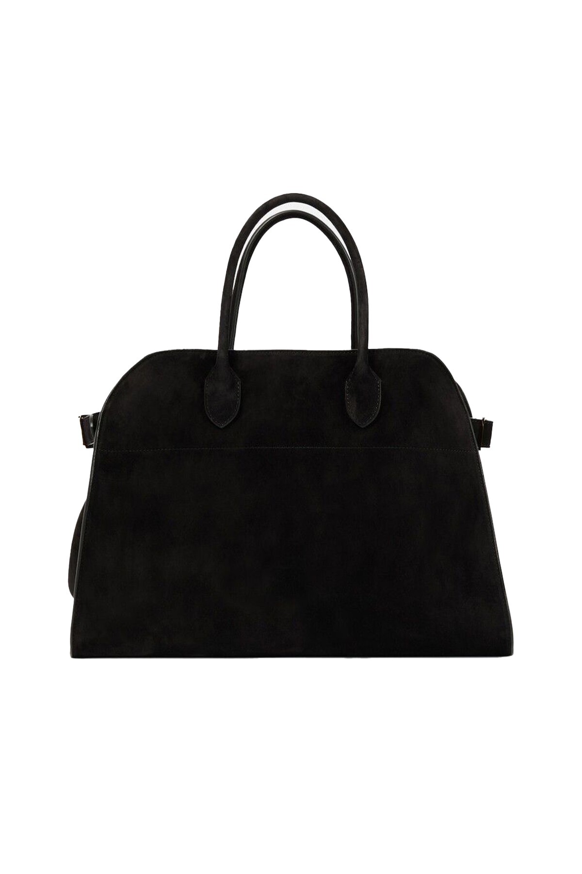 BAHELS Kadın Viral Siyah Büyük Boy Süet Çanta - Görsel 3