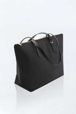 D'VERS Kadın Siyah Shopper El ve Omuz Çantası