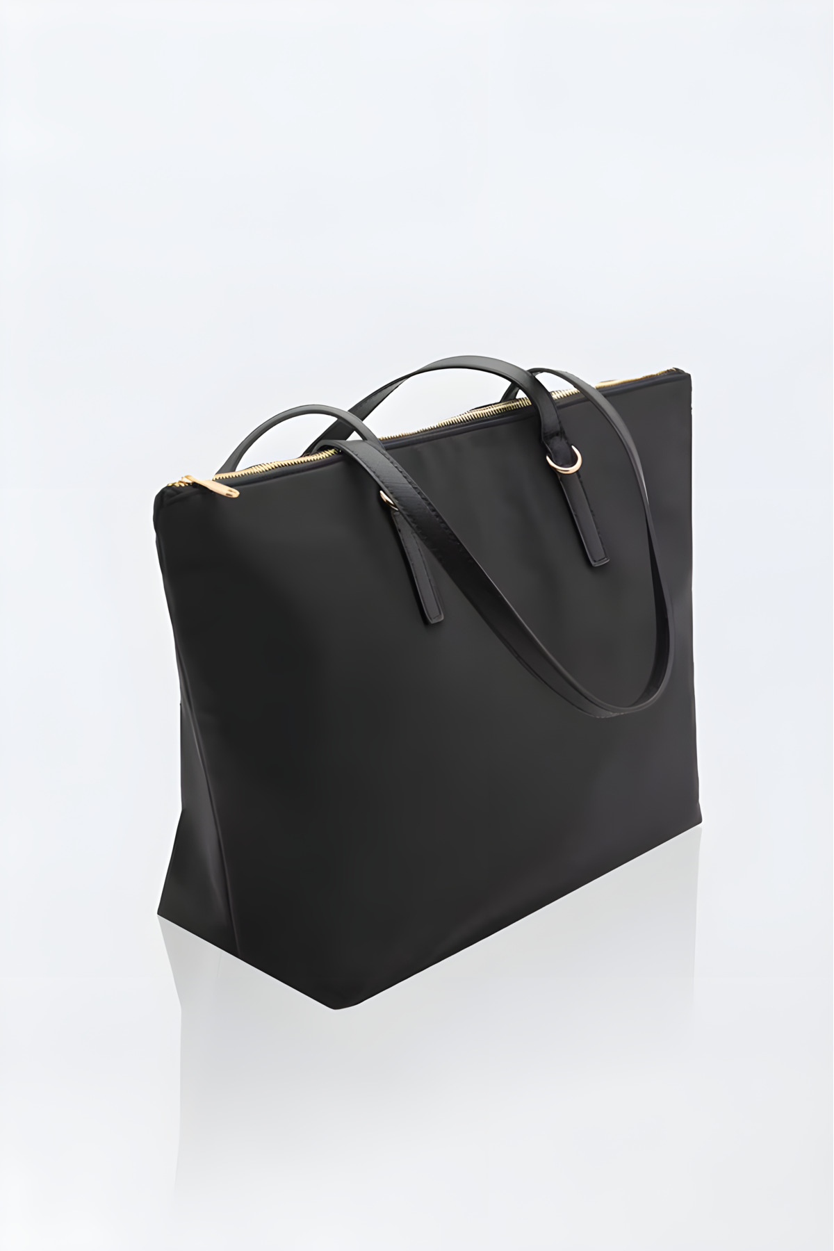 D'VERS Kadın Siyah Shopper El ve Omuz Çantası