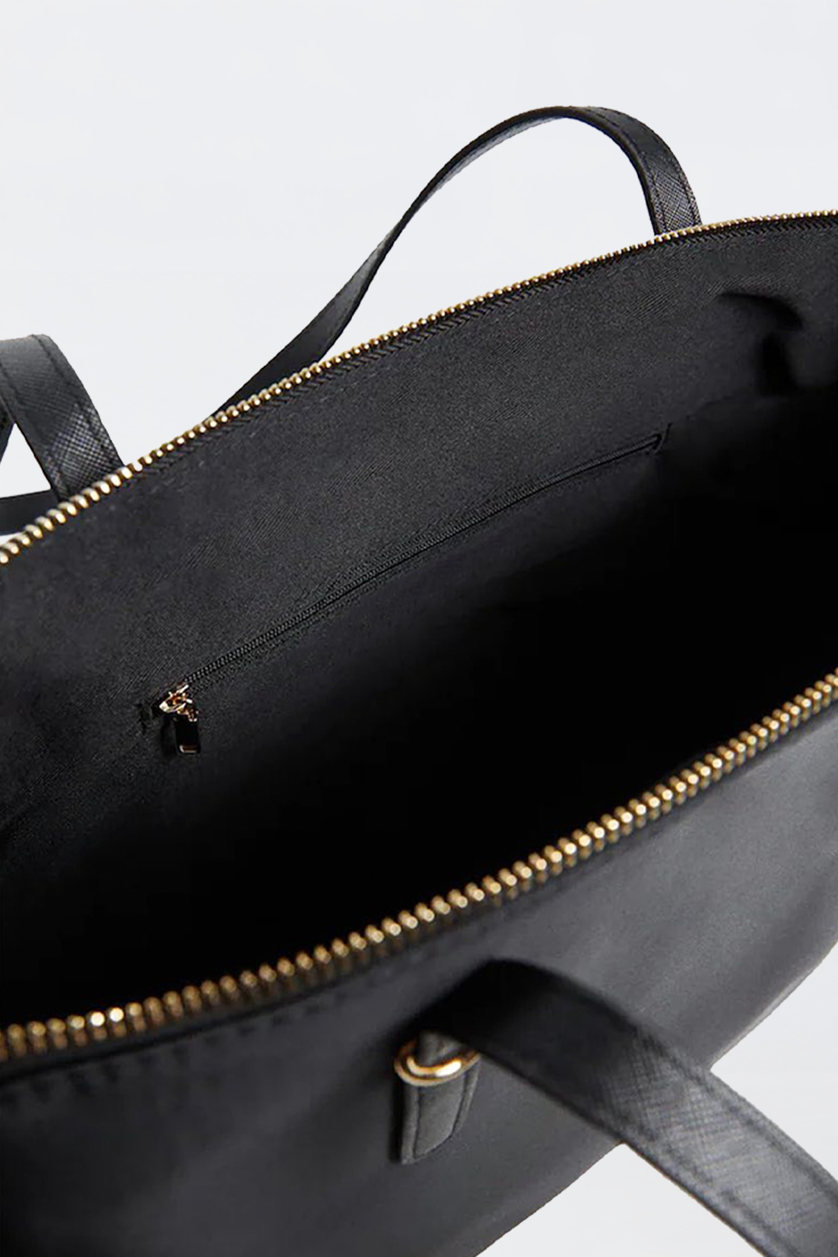 D'VERS Kadın Siyah Shopper El ve Omuz Çantası - Görsel 3