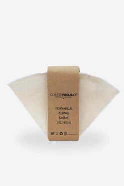 Coffee Project Kumaş Kahve Filtresi | Doğa Dostu Doğal Bez 1x4