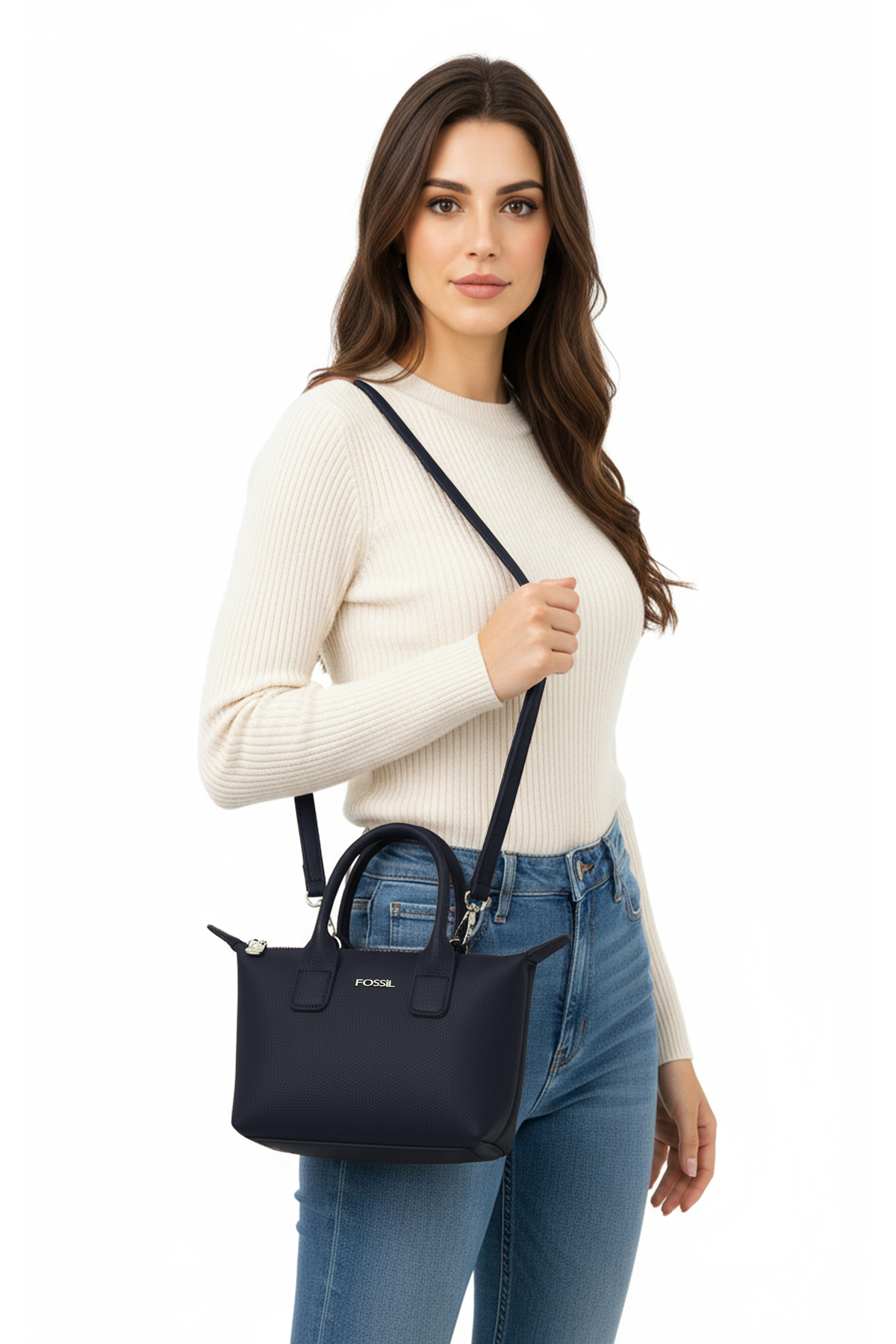 Fossil Lacivert Kadın El Ve Omuz Çapraz Çanta 05FO25K5077 - Görsel 2