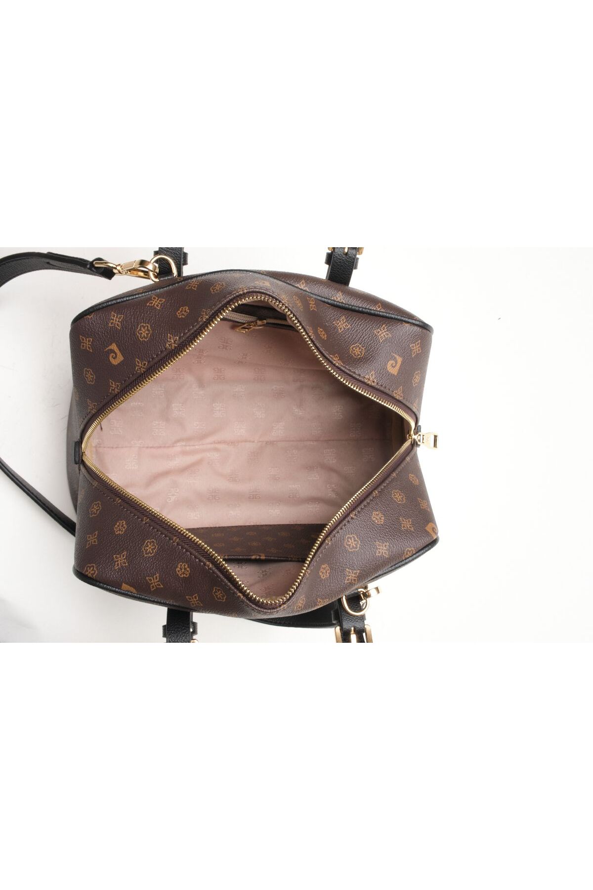 Pierre Cardin Kahve Monogram Kadın Omuz Çantası 05PO22Y1557 - Görsel 3