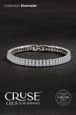 Cruse Crystal Baget Taşlı Éternelle™ Su Yolu Bileklik Özel Seri Hediyeli