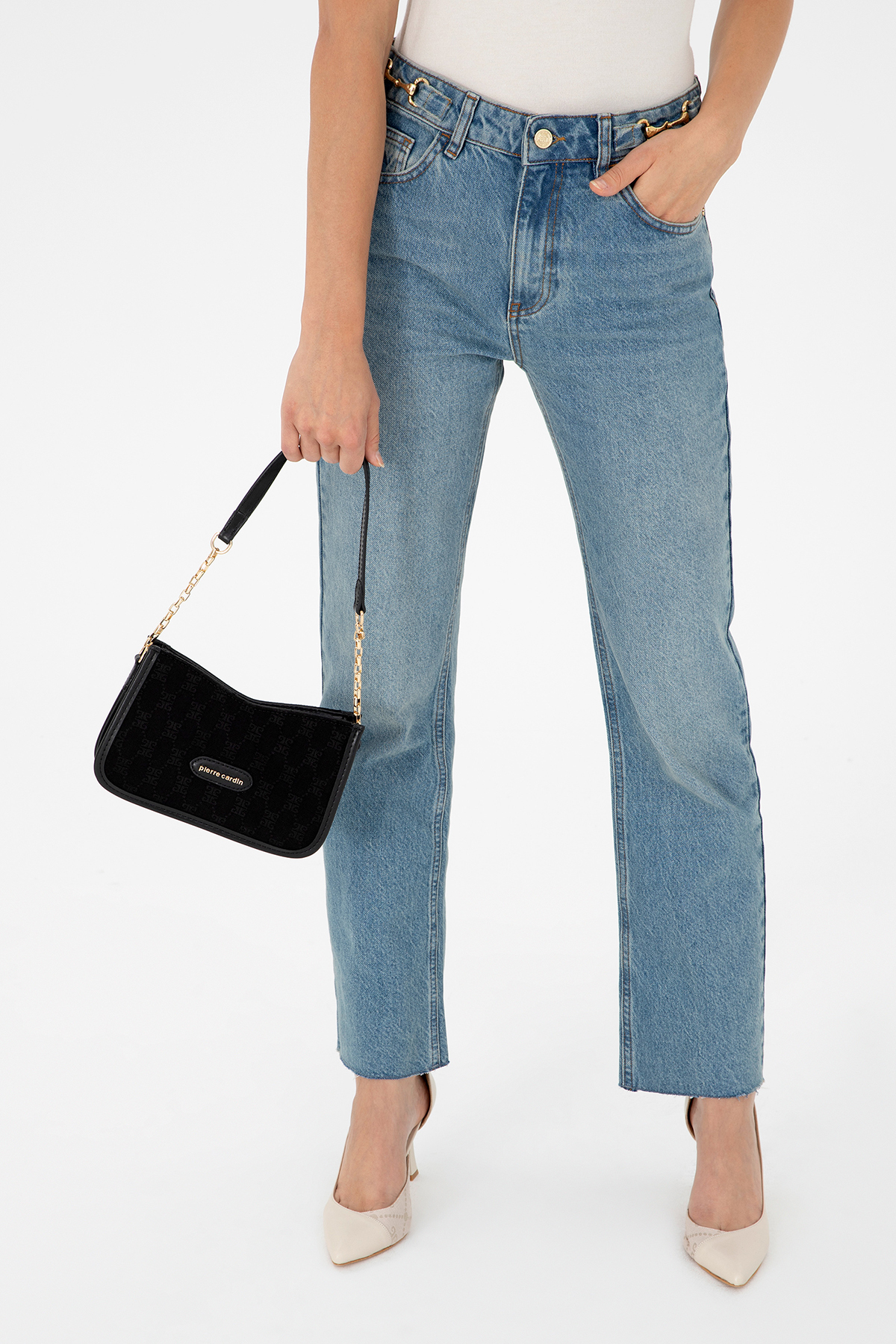 Pierre Cardin Siyah Kadın Omuz Çantası 05PO24K1676 - Görsel 2