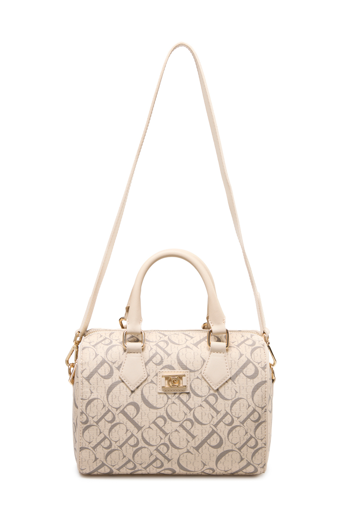 Pierre Cardin Monogram Bej Kadın Omuz Çantası 05PO25Y2521 - Görsel 2