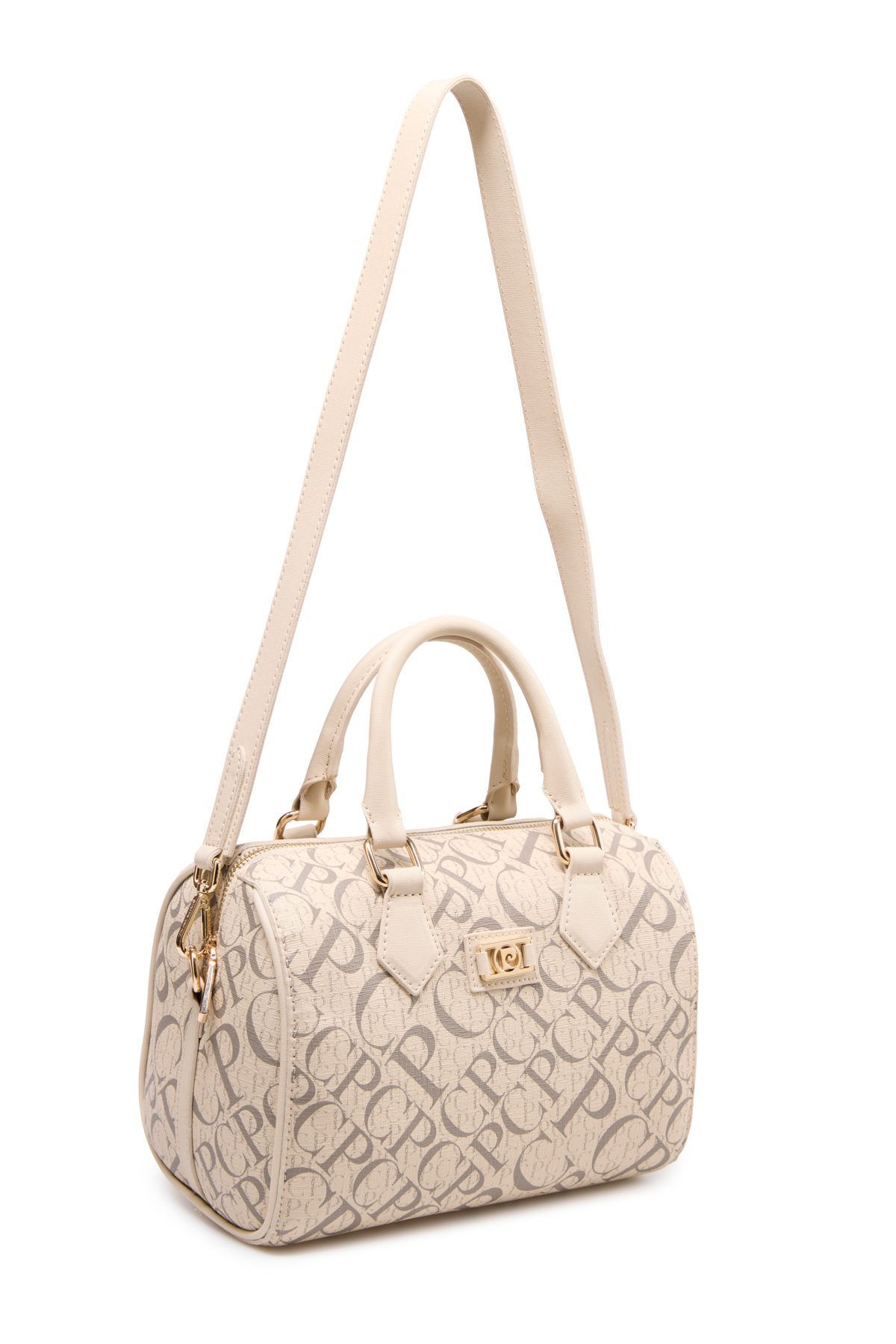 Pierre Cardin Monogram Bej Kadın Omuz Çantası 05PO25Y2521 - Görsel 3